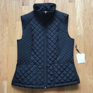 NWT Black Quilted Vest